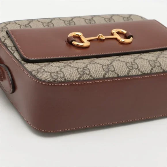 ✅SOLD✅ GUCCI HORSEBIT 1955 SMALL SHOULDER BAG - Picture 4 of 11
